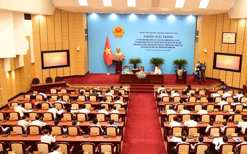 ha noi phien giai trinh ve giai quyet kien nghi cu tri va khieu nai, to cao hinh 1