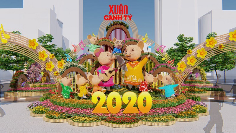 duong hoa nguyen hue 2020: hien dai & dam da ban sac vh truyen thong hinh 2