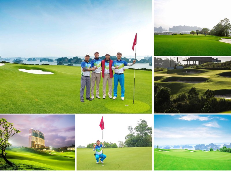 theo chan golfer kham pha san golf huong vinh dep nhu tranh ve o ha long hinh 1