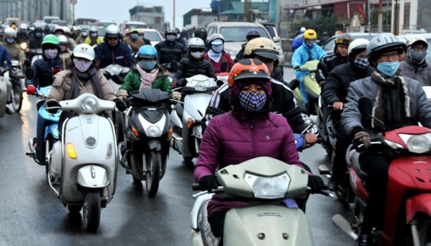 thoi tiet ngay valentine (14/2): ha noi don khong khi lanh hinh 1