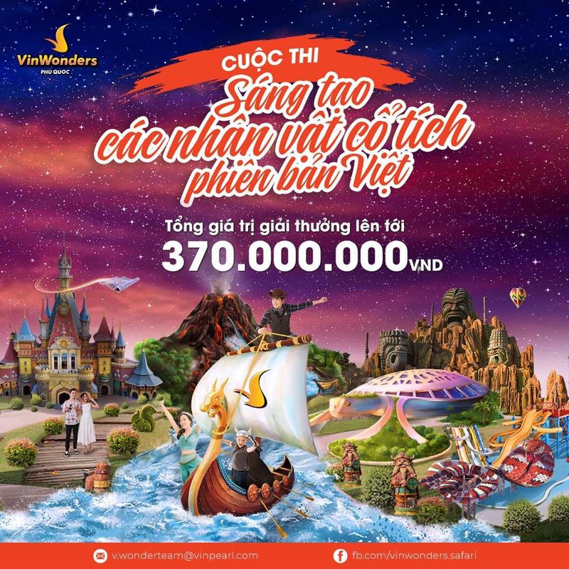 vinwonders to chuc thi "sang tao cac nhan vat co tich phien ban viet" hinh 1