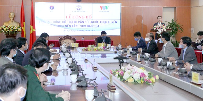 cong bo chuong trinh ho tro tu van suc khoe truc tuyen qua vov bacsi24 hinh 1