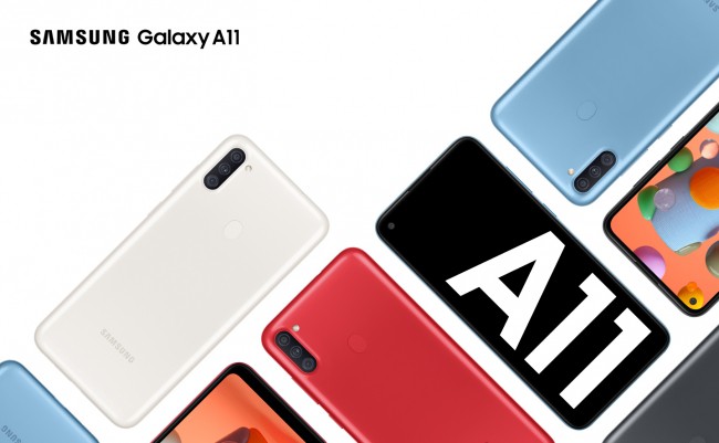 samsung galaxy a11 ra mat tai viet nam voi camera chup goc sieu rong hinh 1