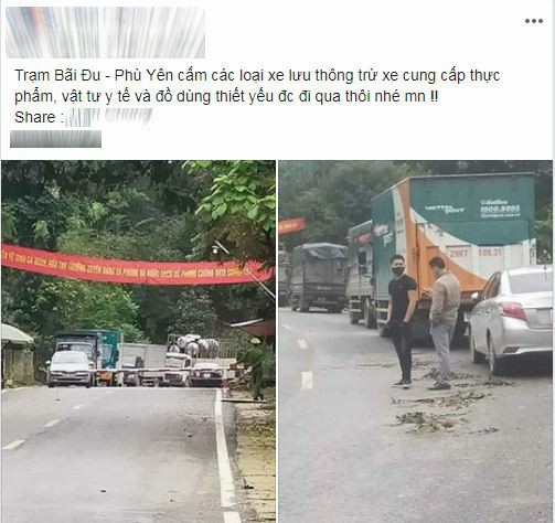 khong co chuyen cam cac loai xe luu thong qua tinh son la hinh 1