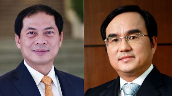 thu tuong bo nhiem lai thu truong bo ngoai giao va chu tich evn hinh 1
