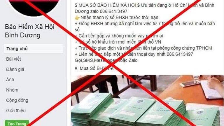 thu mua so bhxh la bat hop phap, co the bi phat tu hinh 2