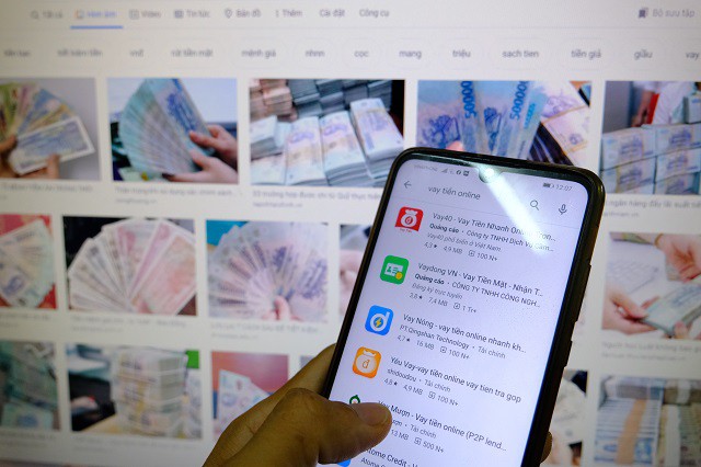 vay tien qua app: cam bay khong loi thoat hinh 1