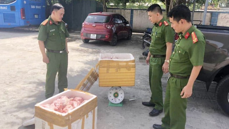 mua ga thai tu cac tinh phia bac ve ha tinh tieu thu hinh 1