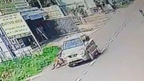 nong 24h: tu camera an ninh, bat duoc tai xe tong phu nu roi bo chay hinh 2