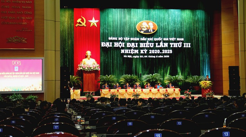 dai hoi dai bieu dang bo pvn nhiem ky 2020-2025 thanh cong tot dep hinh 1