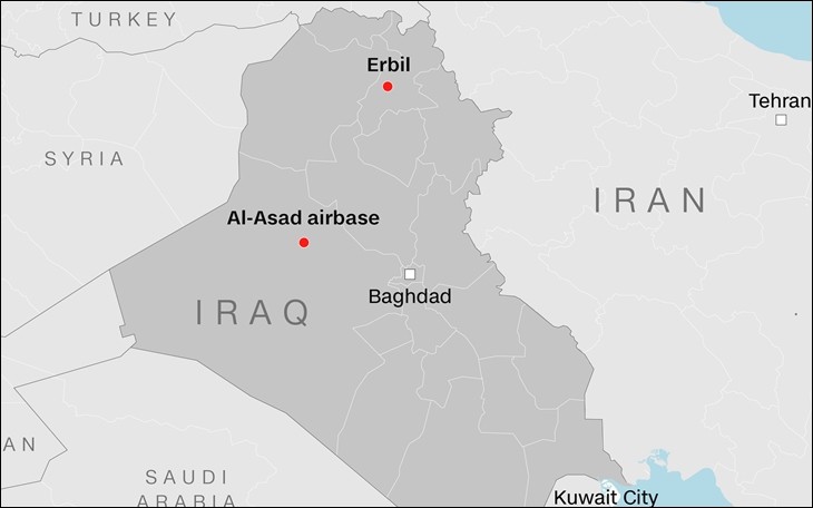 iran thong bao iraq, va iraq "noi truoc" cho my ve vu tan cong can cu hinh 1