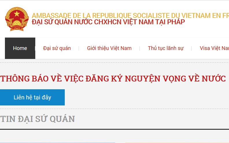 dai su quan viet nam tai phap thong bao dang ky nguyen vong ve nuoc hinh 1