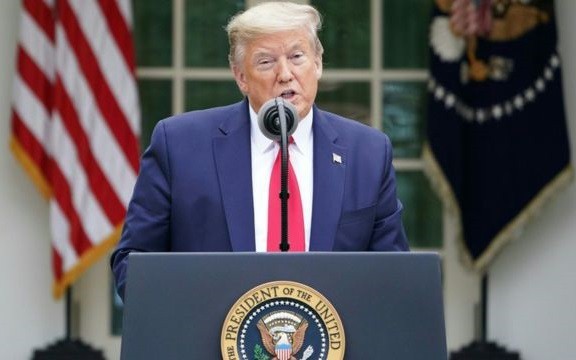 ong trump tuyen bo my tiep tuc tien trien trong chong covid-19 hinh 1