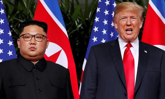 trieu tien bac tin kim jong-un gui thu cho trump hinh 1