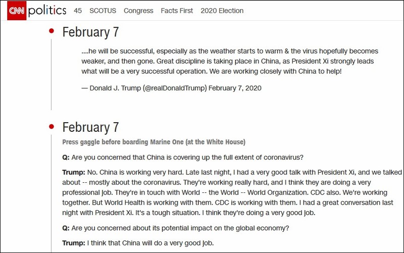 tong thong my trump da it nhat 37 lan khen trung quoc xu ly covid-19 hinh 1