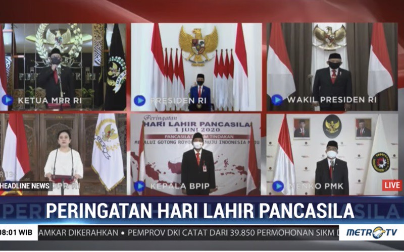 indonesia to chuc ky niem truc tuyen ngay ra doi hoc thuyet pancasila hinh 1