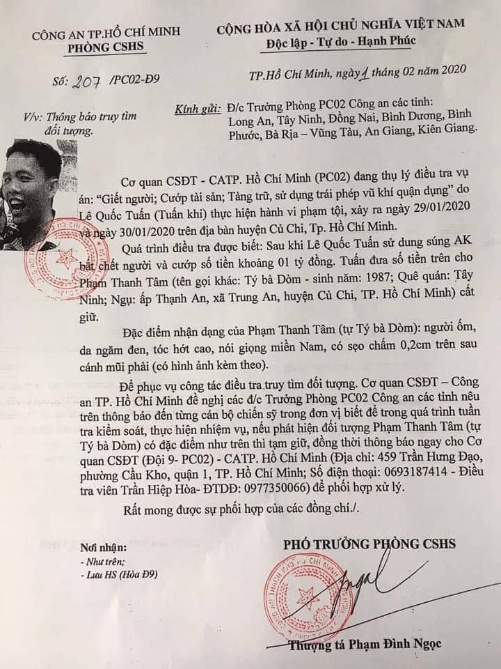 truy tim them doi tuong lien quan den vu no sung tai cu chi hinh 1