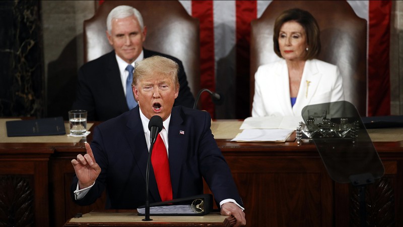 trump doc thong diep lien bang nhan manh su tro lai cua nuoc my vi dai hinh 1