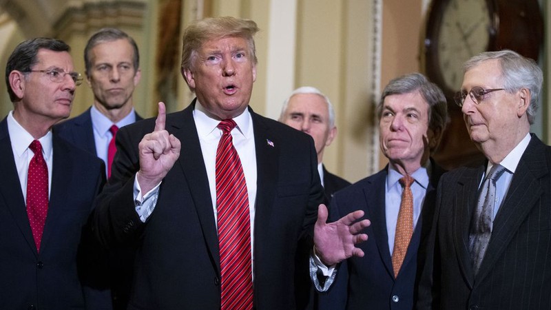 trump canh bao thuong vien ngan ong phat dong chien tranh voi iran hinh 1