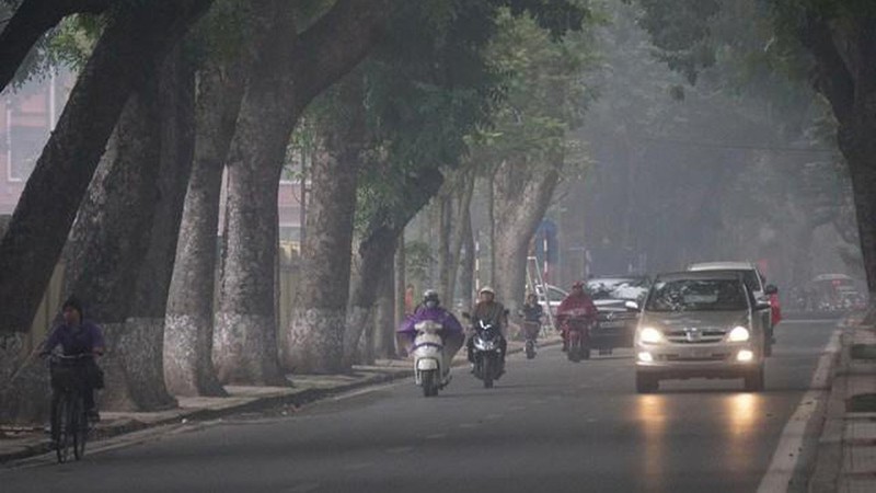 thoi tiet ngay 16/3: ha noi troi lanh, co mua nho va suong mu hinh 1