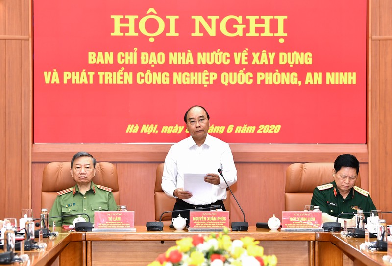 thu tuong: tiep tuc kien toan to chuc cong nghiep quoc phong hinh 1