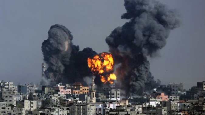 israel khong kich dai gaza nham dap tra cac vu tan cong ten lua hinh 1