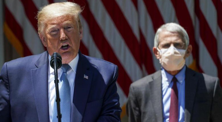 tong thong trump: co van y te fauci dua ra nhieu "loi khuyen toi" hinh 1