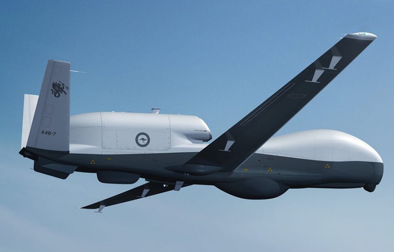may bay do tham mq-4c triton cua my bat ngo xuat hien o bien dong hinh 1