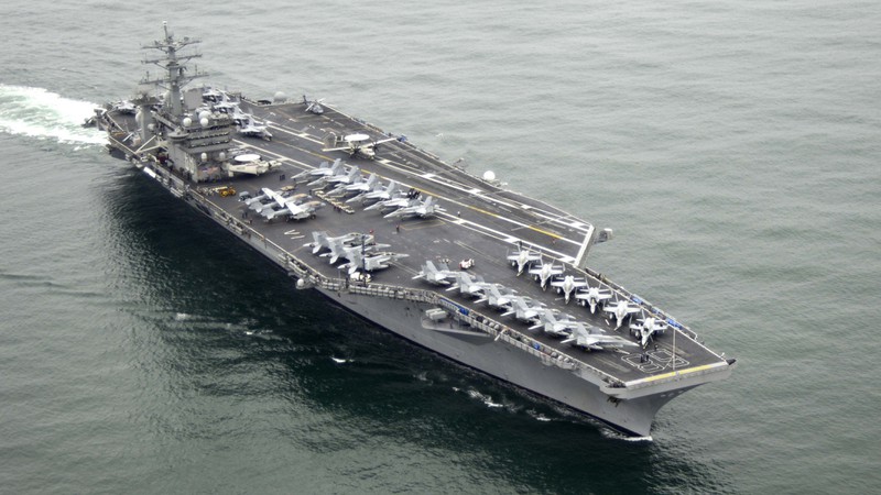 tau san bay uss nimitz tien vao an do duong chuan bi cho dien tap my-an hinh 1