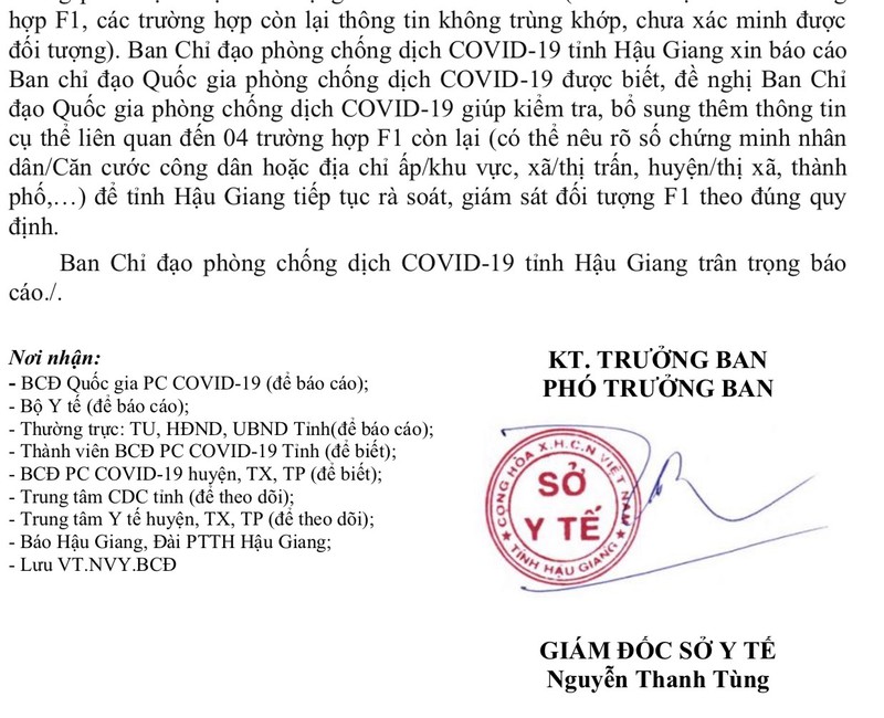 hau giang chua phat hien duoc 4 doi tuong f1 do thong tin khong trung khop hinh 1