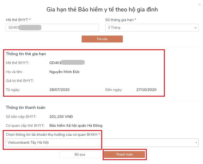 cach gia han the bhyt, tiep tuc dong bhxh tu nguyen tren cong dvcqg hinh 3
