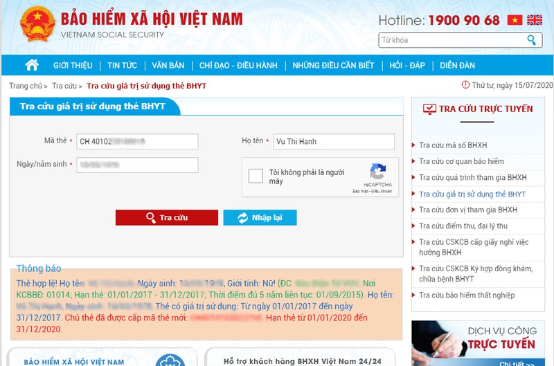 cach tra cuu bhxh, bhyt don gian nhat hinh 6
