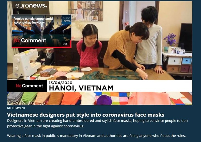 suc lan toa tu chiec khau trang lua cua "nha thiet ke nhi" viet nam hinh 1