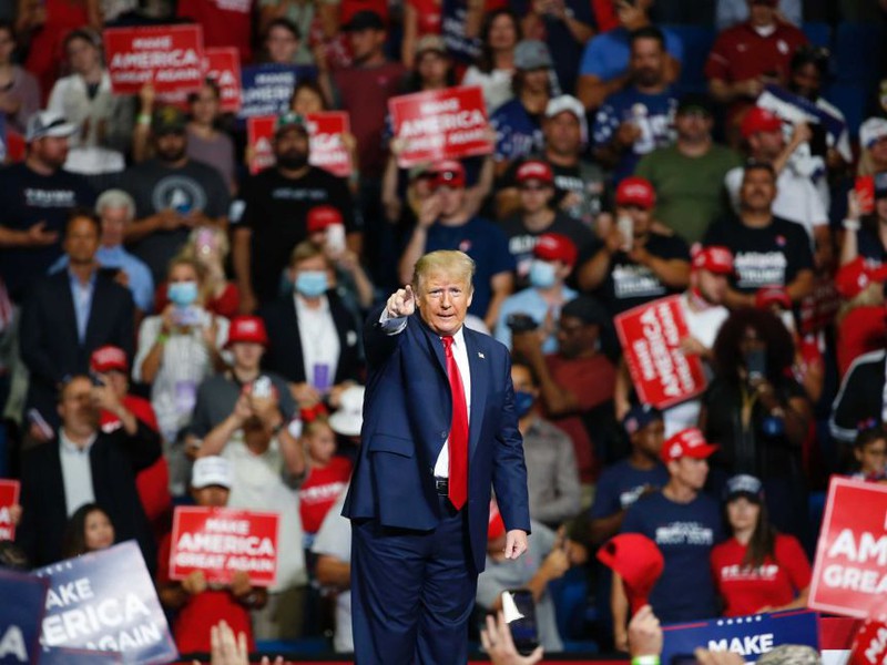 trump mac "sai lam dang tiec" trong cuoc van dong tranh cu tai tulsa hinh 1