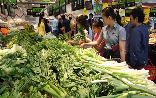 sau tet, gia rau xanh tai tp hcm on dinh tro lai hinh 1