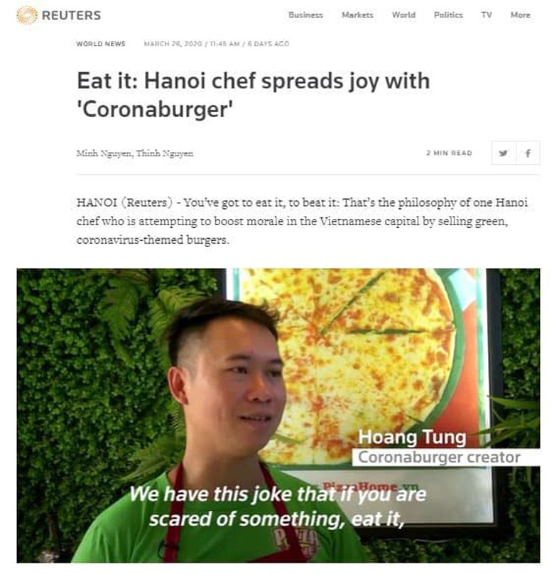 burger corona co gi dac biet ma bao chi ca 5 chau deu dua tin? hinh 3