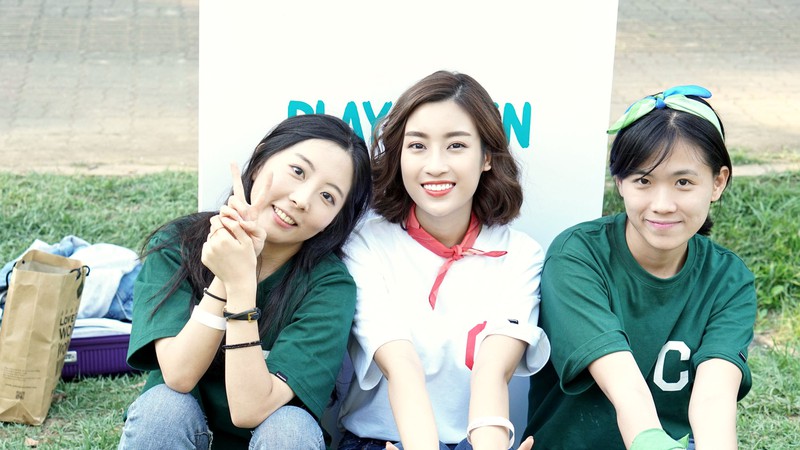 hoa hau do my linh va phuong ly do ve tre trung, xinh dep tai han quoc hinh 9