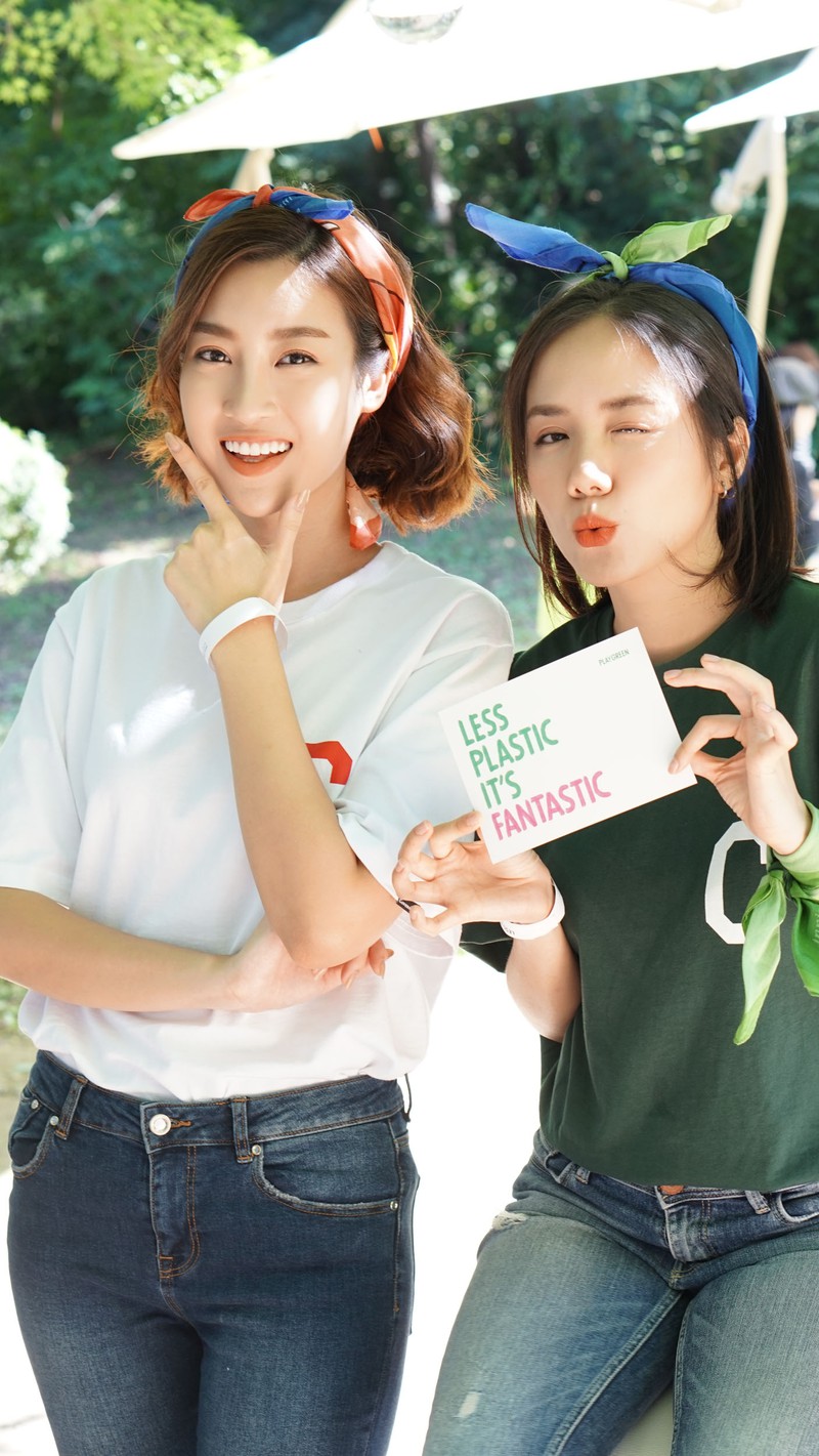 hoa hau do my linh va phuong ly do ve tre trung, xinh dep tai han quoc hinh 6