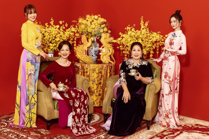 nsnd le khanh, nsnd hong van ban rap chuc tet trong "gai gia lam chieu" hinh 2