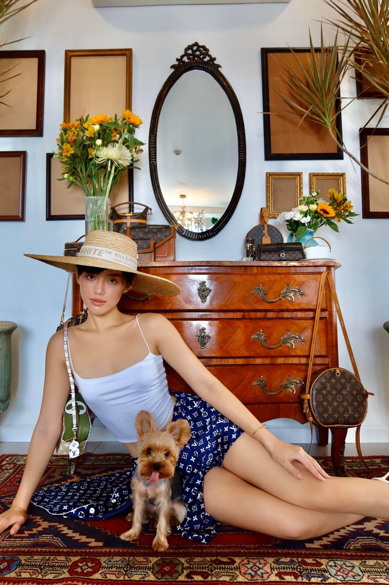 can ho xinh xan mang dam chat vintage cua nguoi mau khanh linh hinh 4