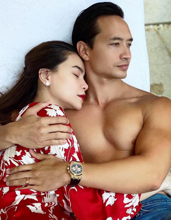chuyen showbiz: ho ngoc ha mang thai doi voi ban trai kim ly hinh 1