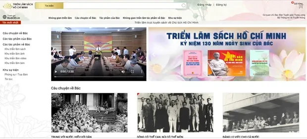 trien lam sach truc tuyen ky niem 130 nam ngay sinh chu tich ho chi minh hinh 1