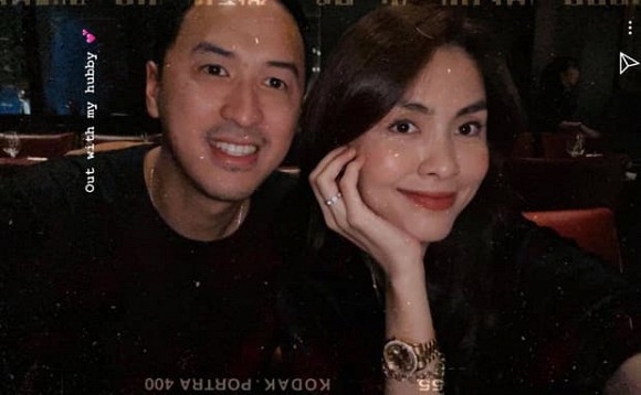 tang thanh ha va chong dai gia mac ao doi, tranh thu hen ho dip cuoi tuan hinh 1