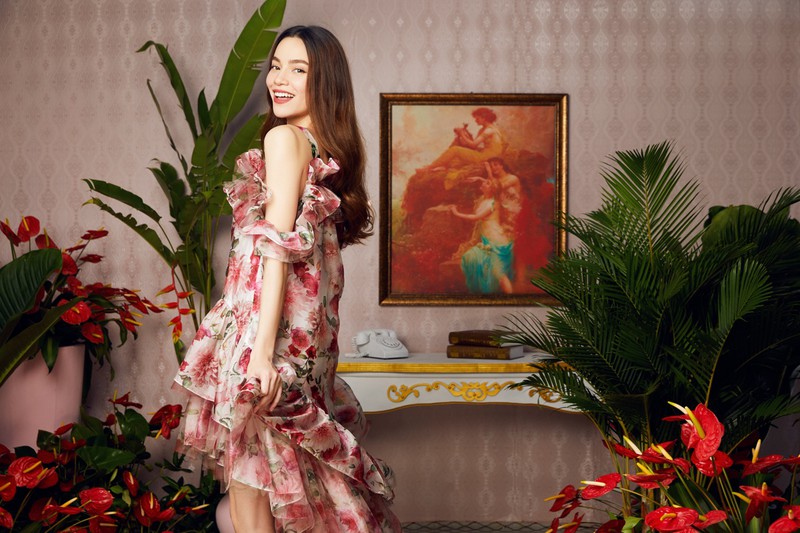 ho ngoc ha hiem khi chon phong cach nu tinh, diu dang trong bo anh moi hinh 5