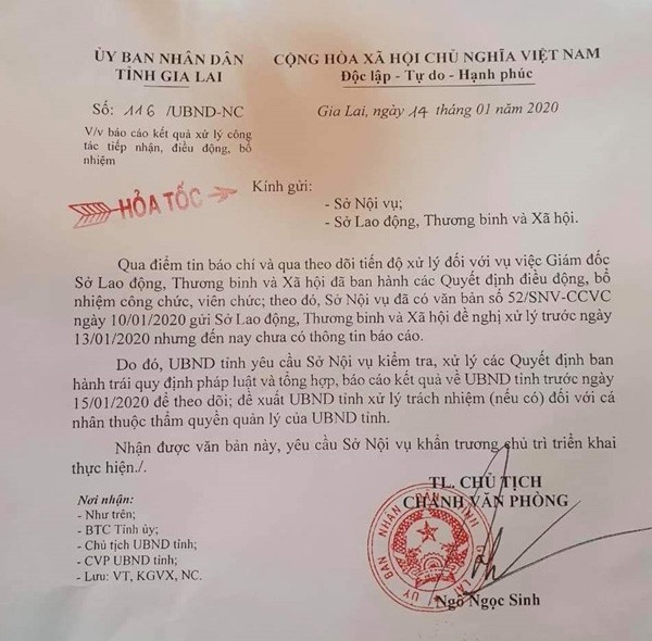 gia lai ra cong van hoa toc vu giam doc di "chuyen tau vet" hinh 1