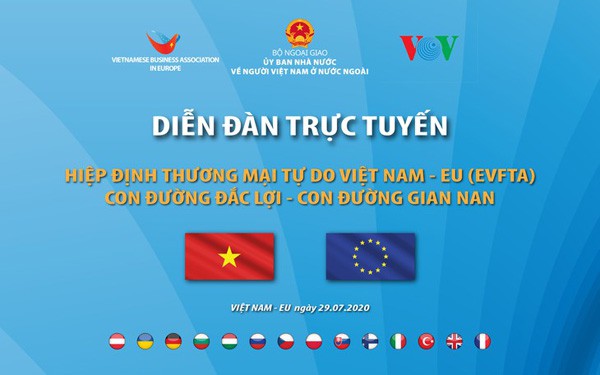 vov dong to chuc dien dan truc tuyen "evfta: con duong dac loi, con duong gian nan" hinh 1