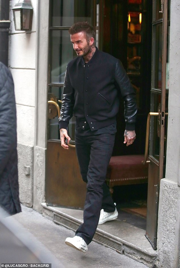 david beckham tai xuat dien trai khi ra pho an trua hinh 4