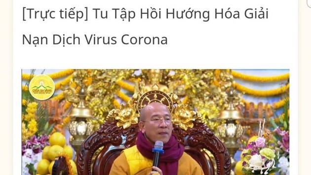 quang ninh thong tin vu viec chua ba vang chi cach hoa giai virus corona hinh 1