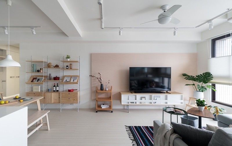 can ho 85m2 mang mau sac nhe nhang, thanh lich hinh 2