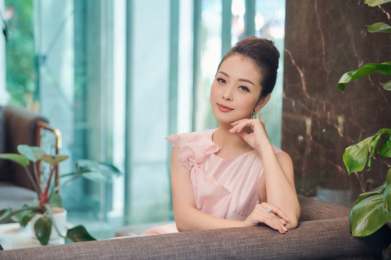 jennifer pham tre trung, xinh dep trong dam hong cong chua hinh 5